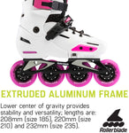 Rollerblade Apex G White/Pink Kids Rollerblades