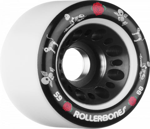 Rollerbones DOD Pet 59mm/88a White 4pk Rollerskate Wheels