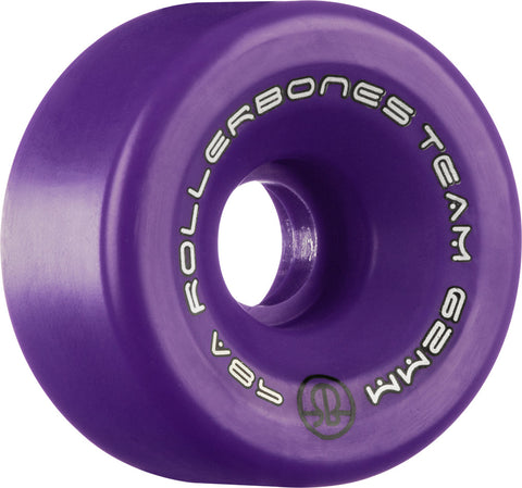 Rollerbones Team 57mm 98A Wheels Purple 8pk