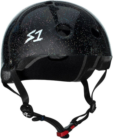 S-One Mini Lifer Black Gloss Glitter Helmet