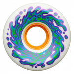 Slime Balls OG Slime 60mm/78a White/Orange Cruiser Skateboard Wheels