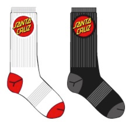 Santa Cruz Assorted 4 Pack Socks