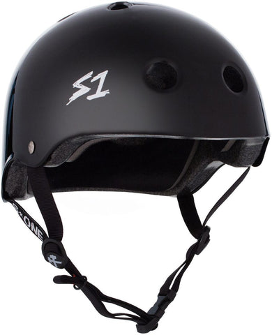 S-One Mega Lifer Black Gloss Helmet