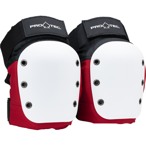 Pro-Tec Street Red/White/Black Knee Pads