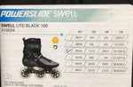 Powerslide Swell Lite 100 Black/White Tri Rollerblades