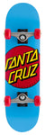 Santa Cruz Classic Dot Micro Blue 7.25" Complete Skateboard