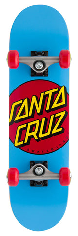 Santa Cruz Classic Dot Micro Blue 7.25" Complete Skateboard