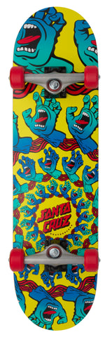 Santa Cruz Mandala Hand Yellow 8.25" Complete Skateboard