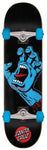 Santa Cruz Screaming Hand Black Blue 8.0" Complete Skateboard