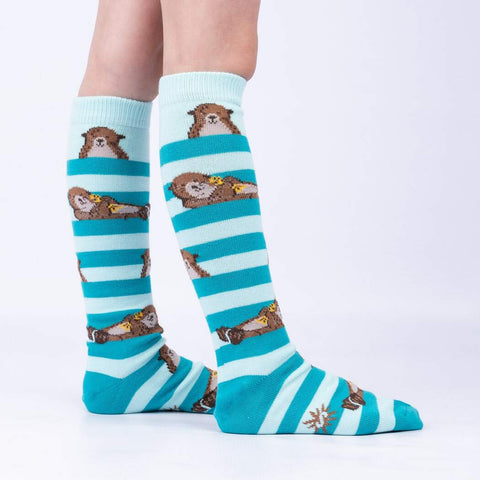 Sock It To Me My Otter Foot Junior Knee Socks