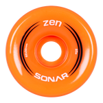 Radar Zen 62x38mm/85a Orange Rollerskate Wheels (4 Pack)