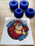 Spew Monkey Blue 90a 4 Pack Skateboard Bushings