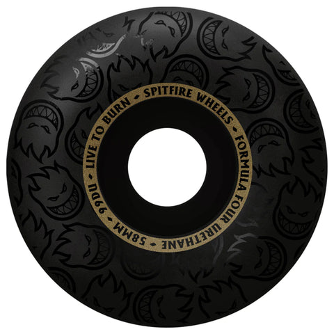 Spitfire Formula 4 Blackout RDL 101D 58mm Wheels