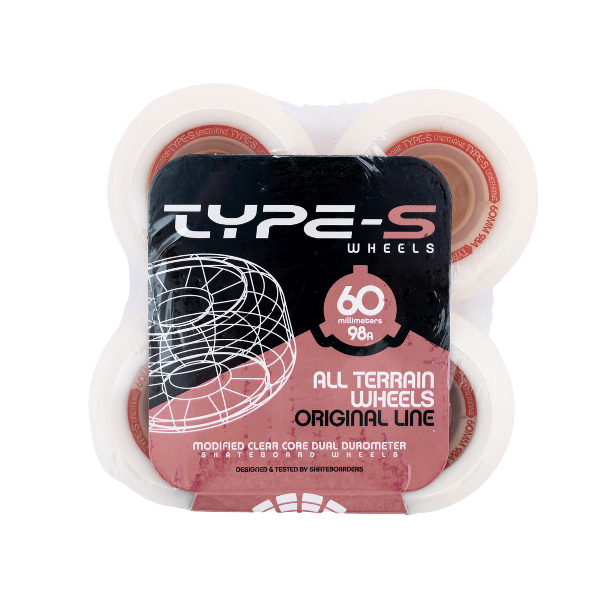 Type-S 60mm/98a Original Skateboard Wheels – World Of Wheelcraft