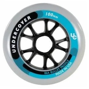 UC Grey 100mm/86a Rollerblade Wheel Single
