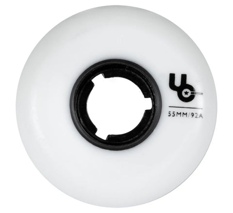 UC Team Flat Profile 55mm/92a 4 Pack Rollerblade Wheels