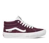 Vans Skate Grosso Mid Wrapped Wine Skateboard Shoes