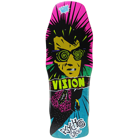 Vision OG Psycho Stick MC Turquoise 10" Skateboard Deck