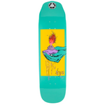 Welcome Skateboards Soil on Wicked Queen Teal 8.6 skateboard deck