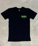 Wheelcraft Green Heart Youth Black Tee