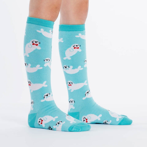 Sock It to Me Baby Seals Youth Knee Socks