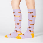 Sock It to Me Hot Dogs Youth Knee Socks