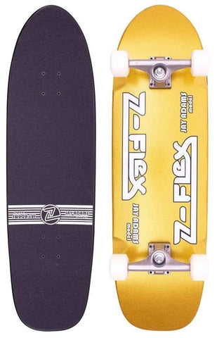 Z Flex 'Jay Adams Gold Metal Flake' 9.5" Complete Cruiser Skateboard