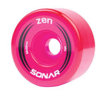 Radar Zen 62x38mm/85a Pink Rollerskate Wheels (4 Pack)