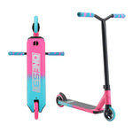 Envy One S3 Pink Teal Complete Scooter double view