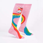 Sock It To Me Rainbow Mane Adult Knee Socks
