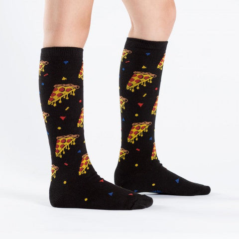 Sock It to Me Pizza Party Youth Knee Socks