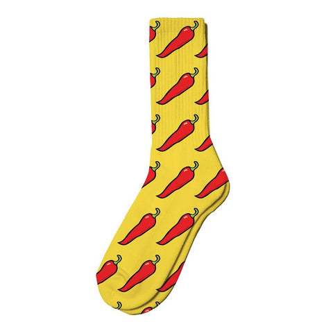 Lakai Chilli Pepper Yellow Socks