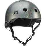 S-One Mega Lifer Silver Gloss Glitter Helmet