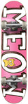 Meow Logo Pink 7.5" Complete Skateboard