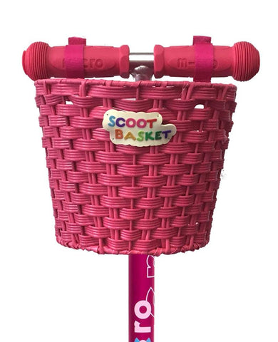 Micro Scoot Pink Basket