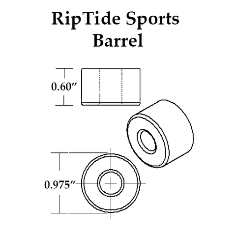 Riptide WFB Formula Tall Barrel Pair Longboard Bushings