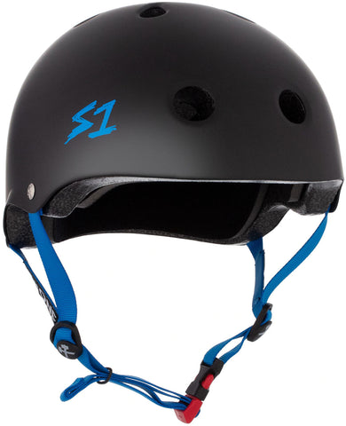 S-One Mini Lifer Black/Cyan Helmet
