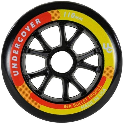 UC Team 110mm/86a Black Rollerblade Wheel Single