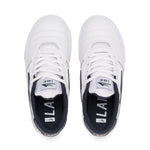 Lakai Kids White/Navy/Leather Skateboard Shoes