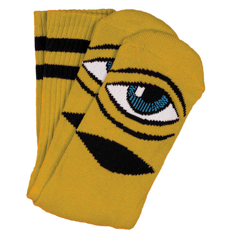 Toy Machine Sect Eye lll Mustard Socks