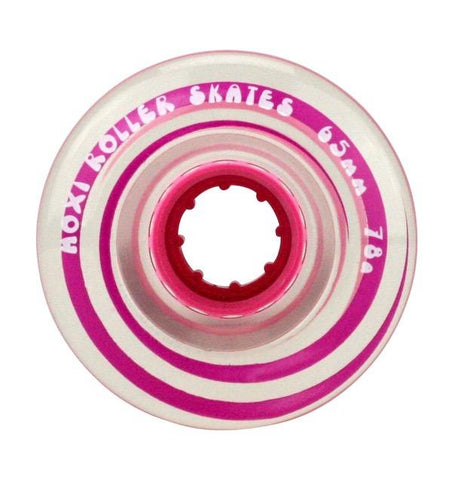 Moxi Gummy 65x43mm/78a Pink Rollerskate Wheels (4 Pack)